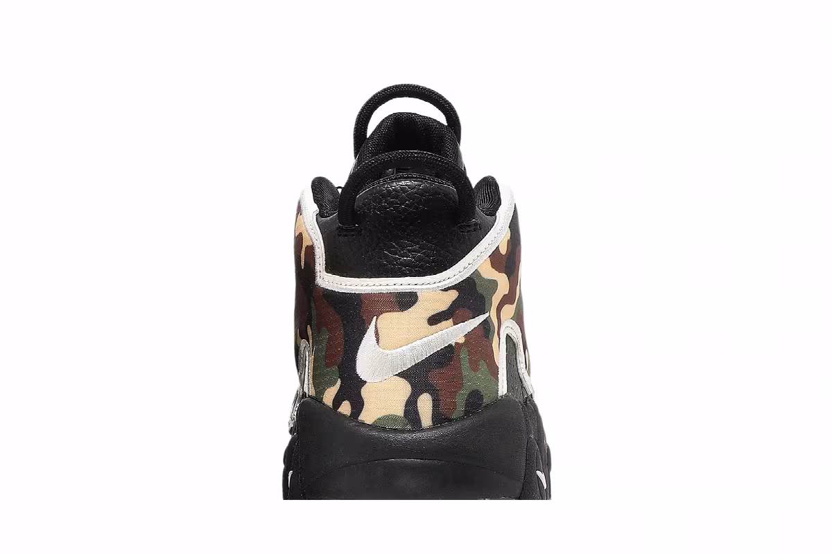 Nike Air More Uptempo QS Black Camo, view 8