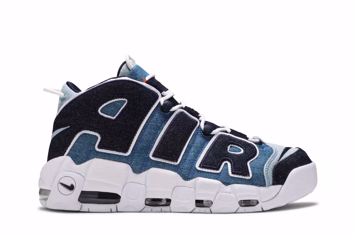 Nike Air More Uptempo 96 Denim, view 2