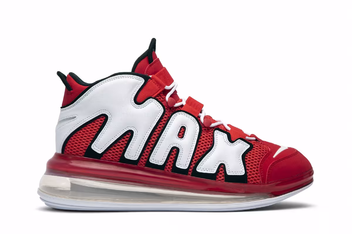 Nike Air More Uptempo 720 University Red, view 2
