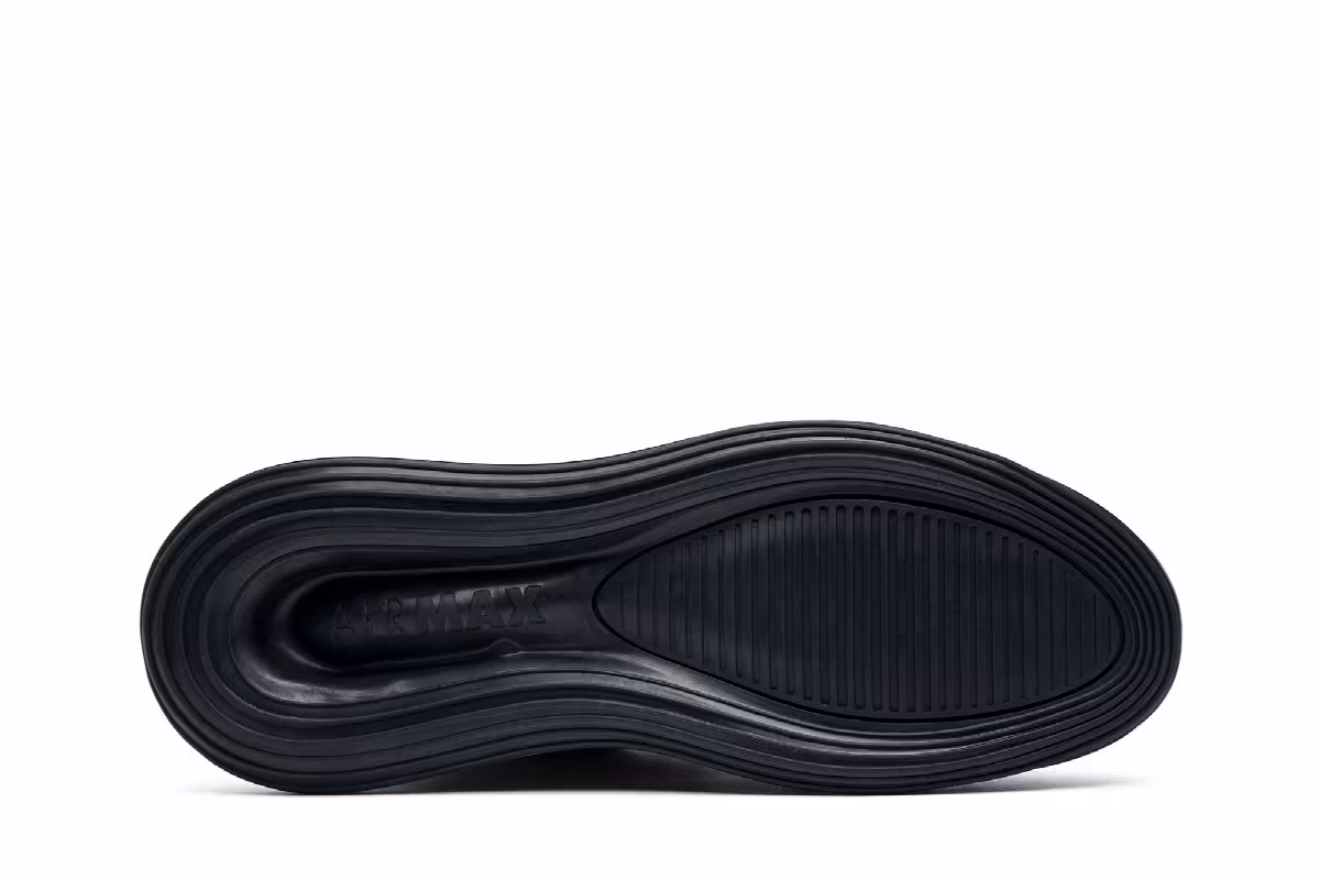 Nike Air More Uptempo 720 QS Triple Black, view 5