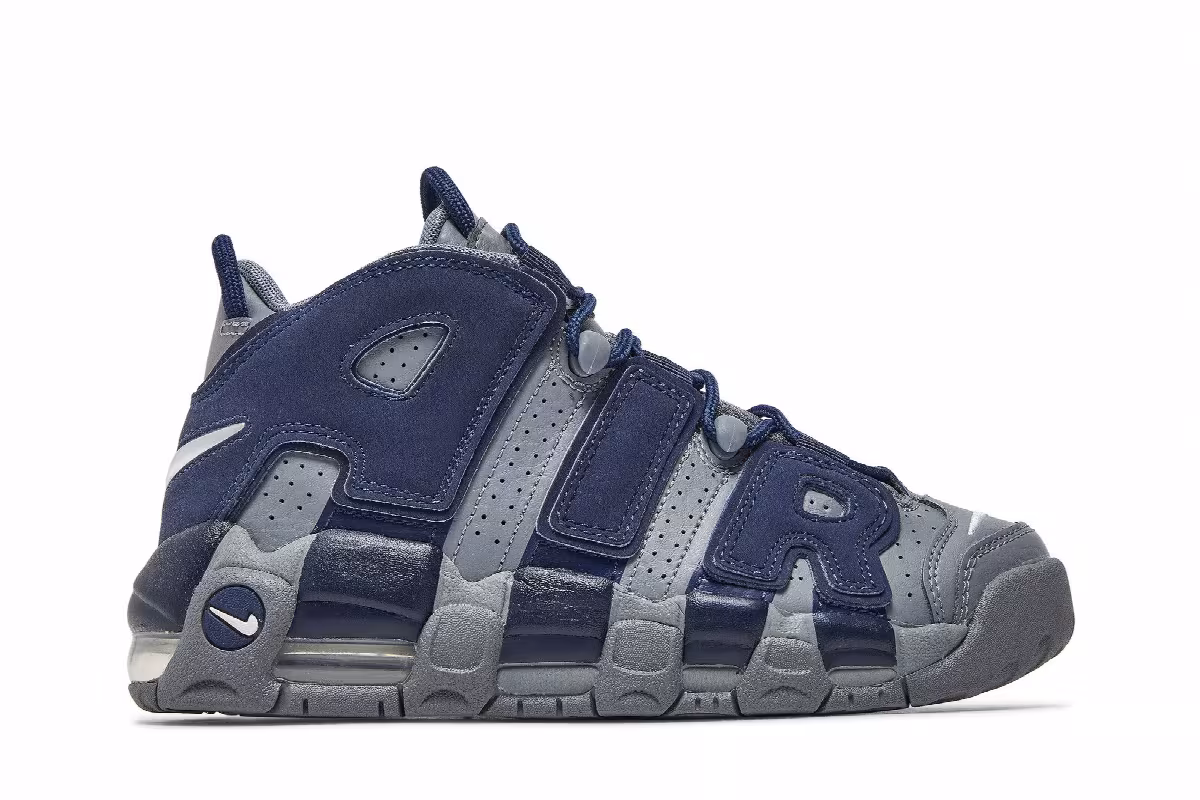 Nike Air More Uptempo GS Georgetown Hoyas, view 2