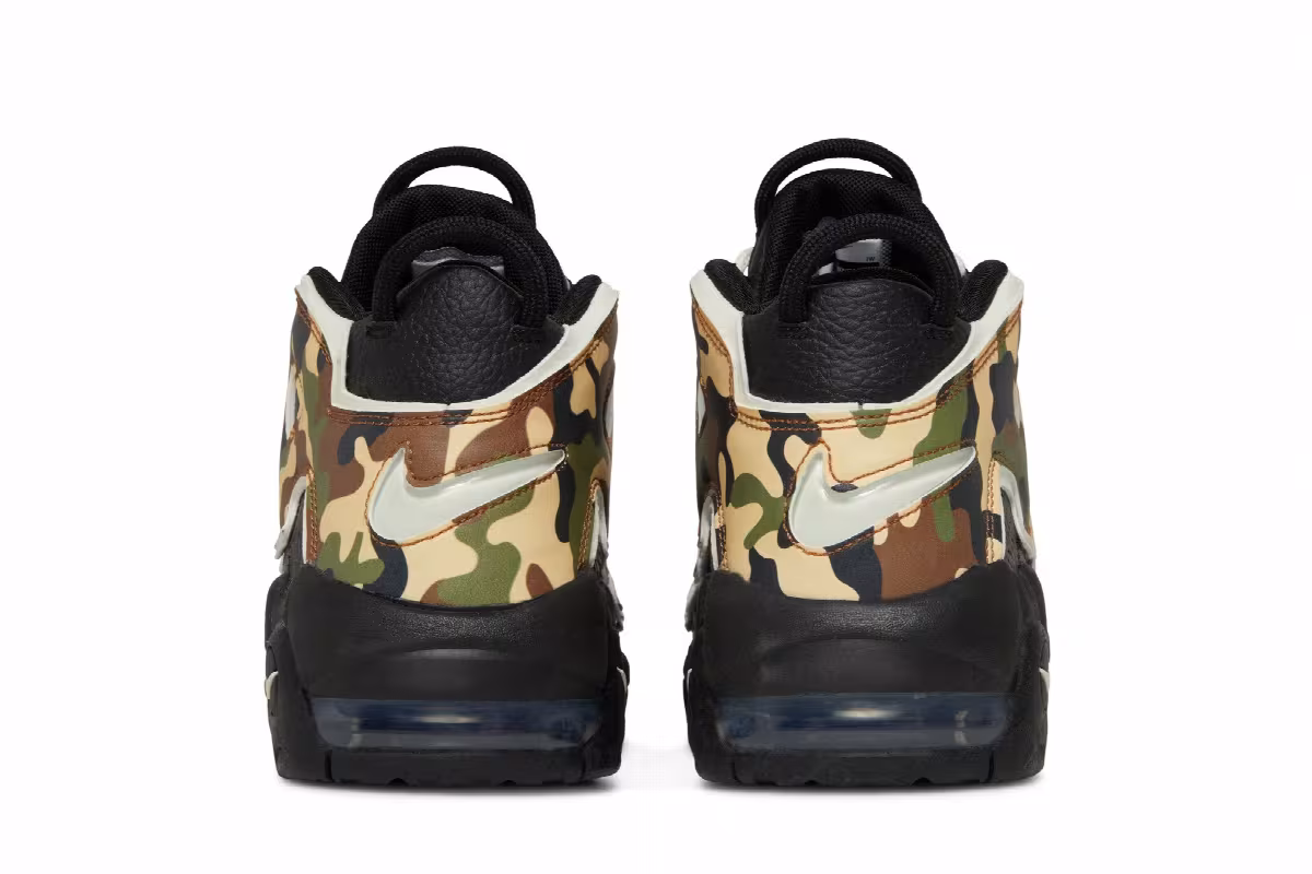 Nike Air More Uptempo QS GS Camo, view 7