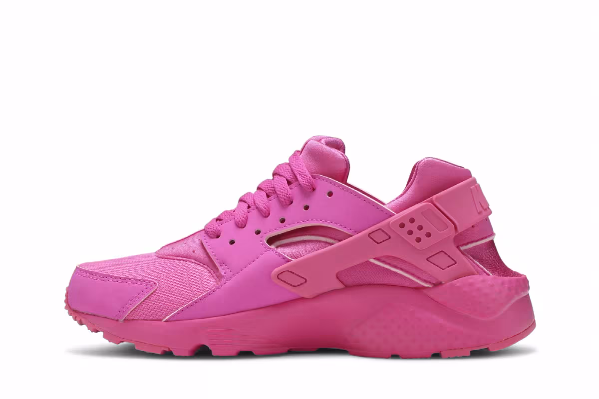 Nike Huarache Run GS Laser Fuchsia, view 4