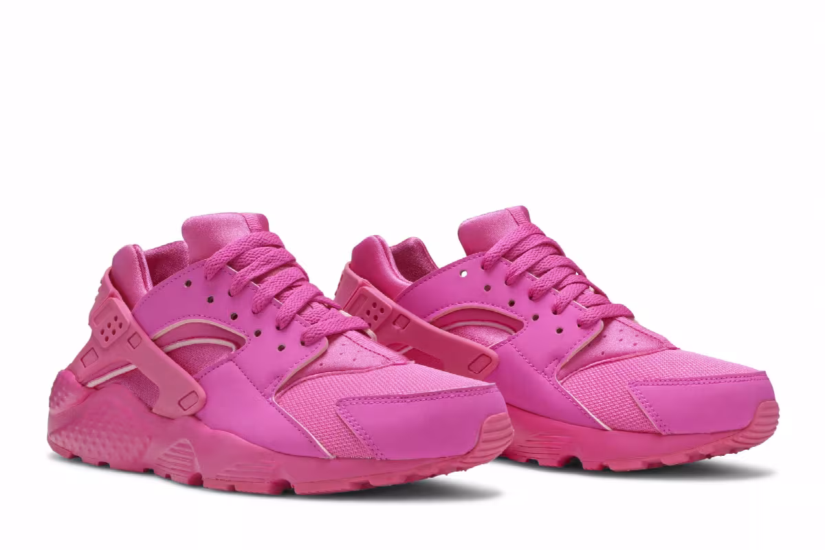 Nike Huarache Run GS Laser Fuchsia, view 9