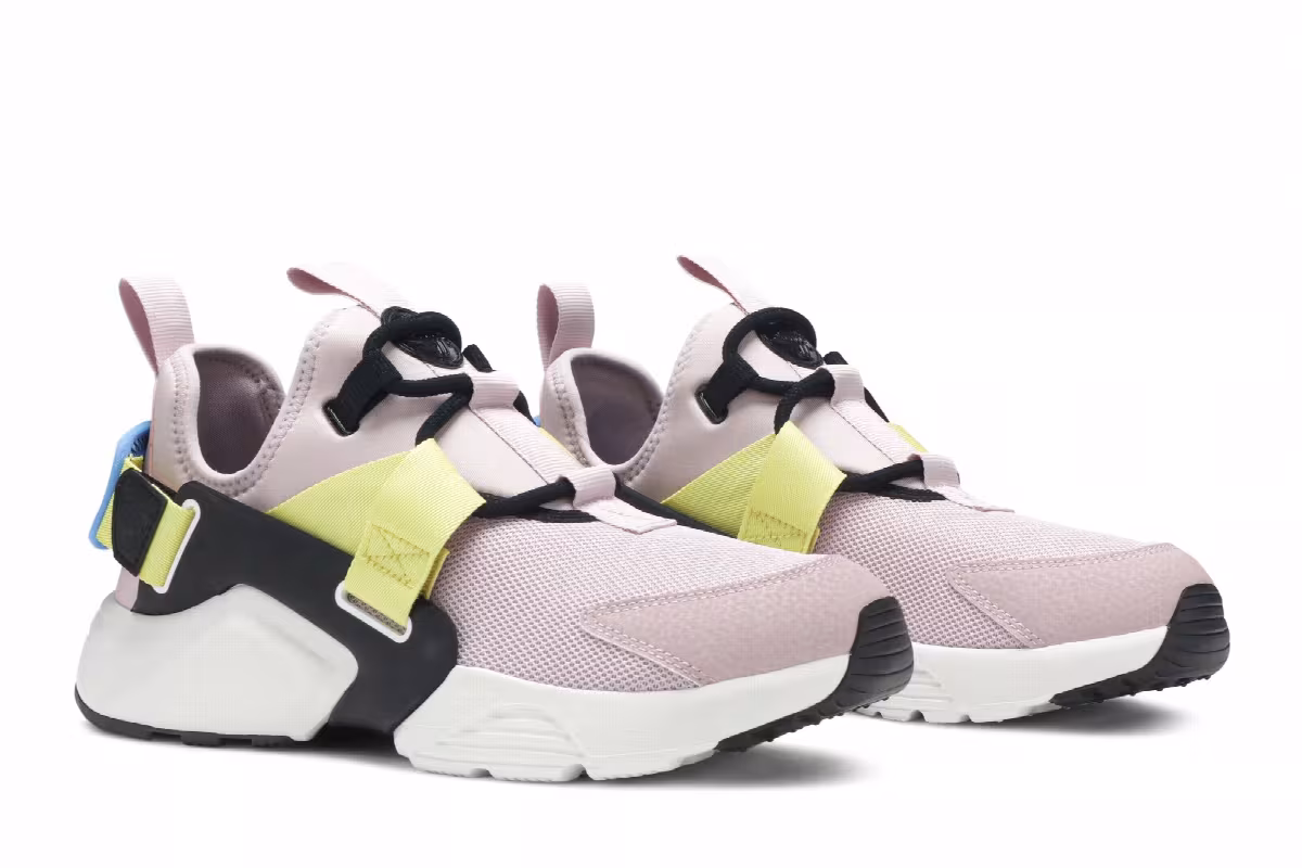 Nike Women's Air Huarache City Low Plum Chalk, view 9