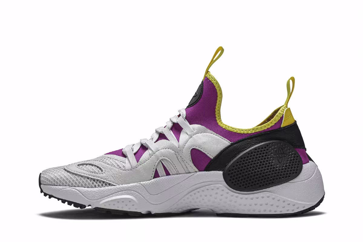 Nike Air Huarache Edge TXT Magenta Yellow, view 4