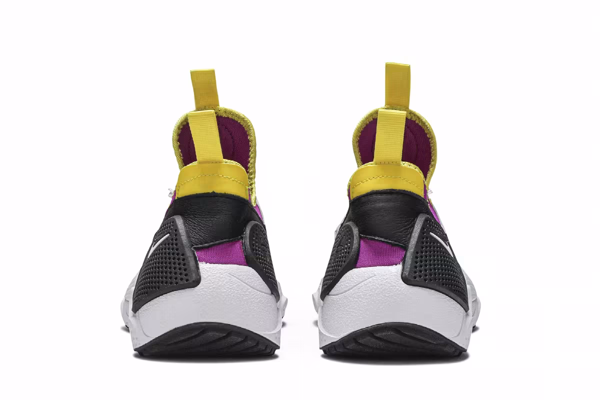 Nike Air Huarache Edge TXT Magenta Yellow, view 7