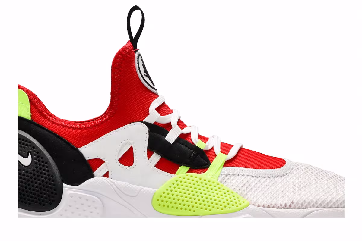 Nike Huarache E.D.G.E. TXT White Red Volt, view 3