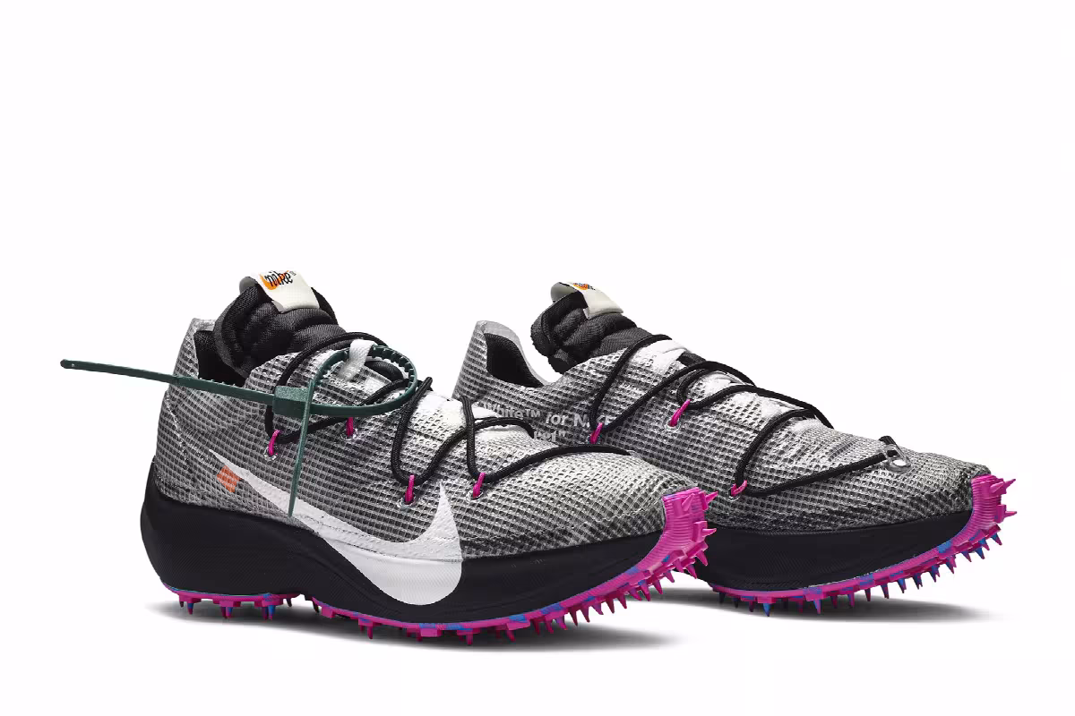 Off-White x Nike Women's Vapor Street Laser Fuchsia, view 9