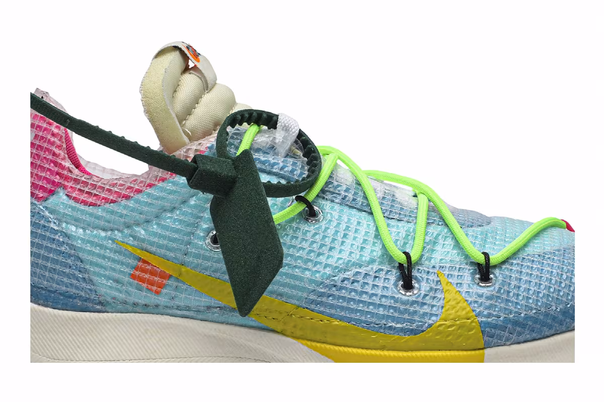 Off-White x Nike Women's Vapor Street Polarized Blue, view 3