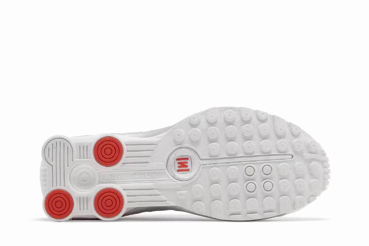 Nike Women's Shox R4 White Metallic, view 5