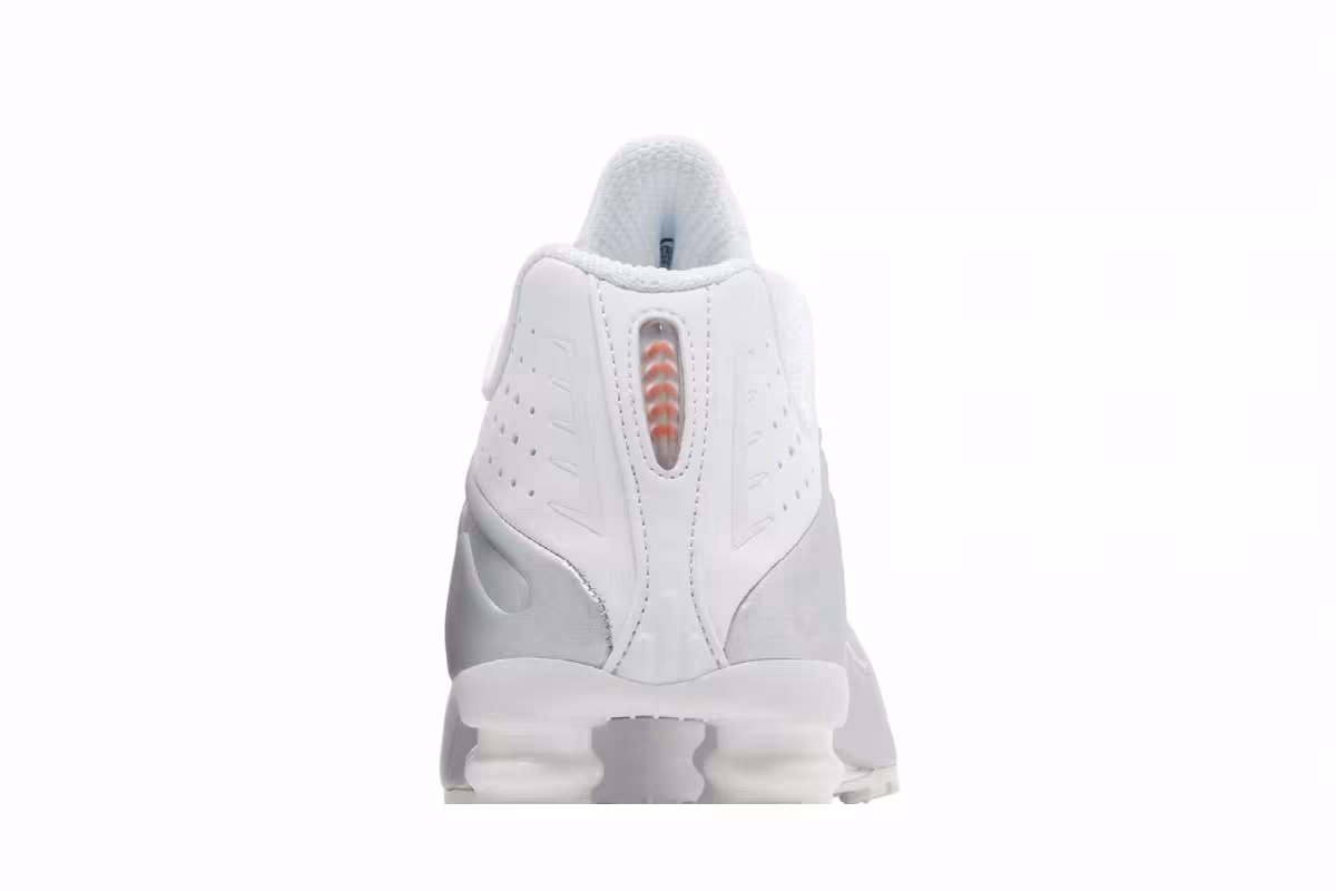 Nike Women's Shox R4 White Metallic, view 8
