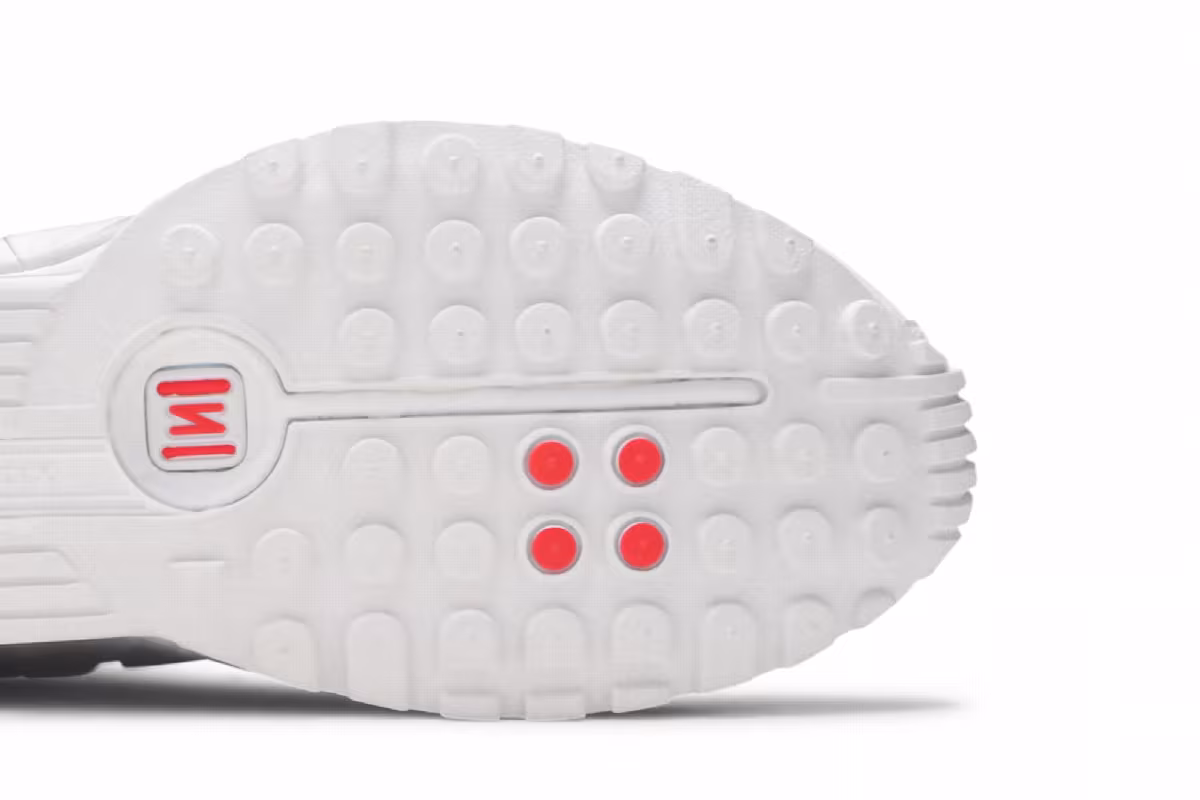 Nike Shox R4 White Metallic, view 6
