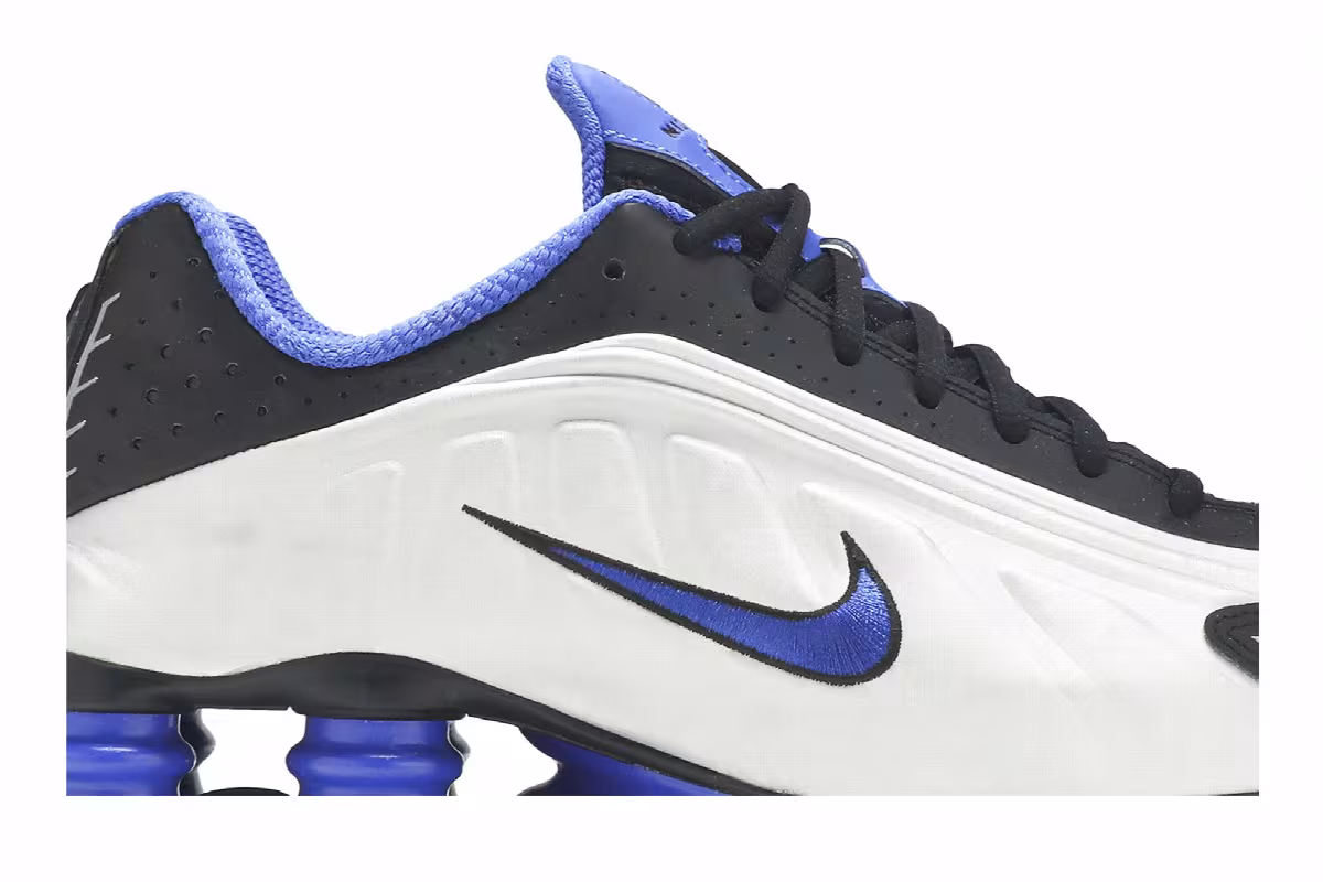Nike Shox R4 Silver Racer Blue, view 3