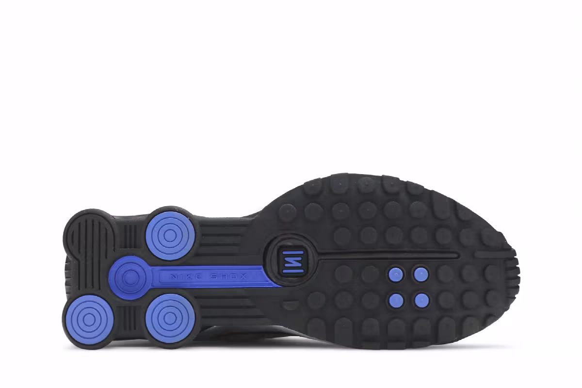 Nike Shox R4 Silver Racer Blue, view 5