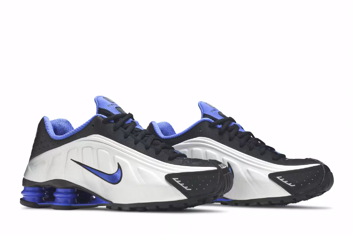Nike Shox R4 Silver Racer Blue, view 9