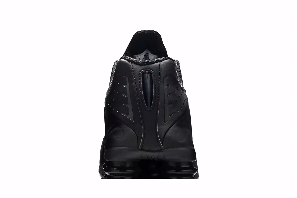 Nike Shox R4 Triple Black 2019, view 8