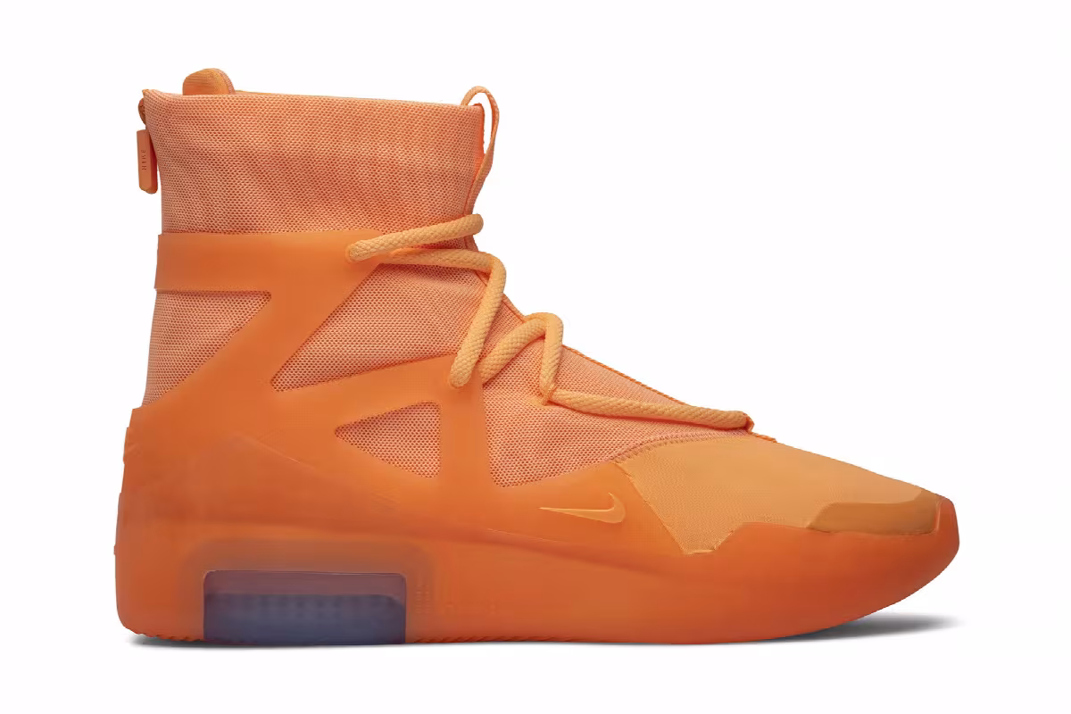 Nike Air Fear Of God 1 Orange Pulse, view 2