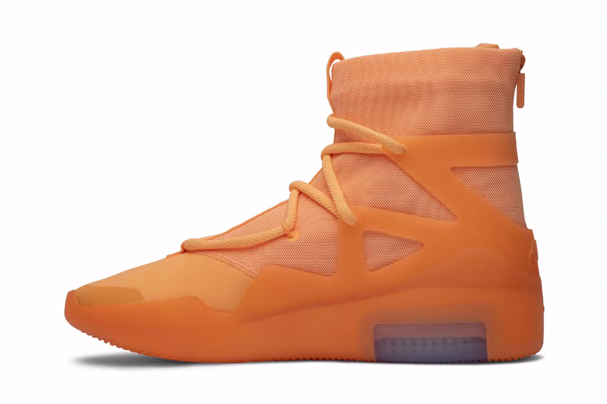 Nike Air Fear Of God 1 Orange Pulse, view 4