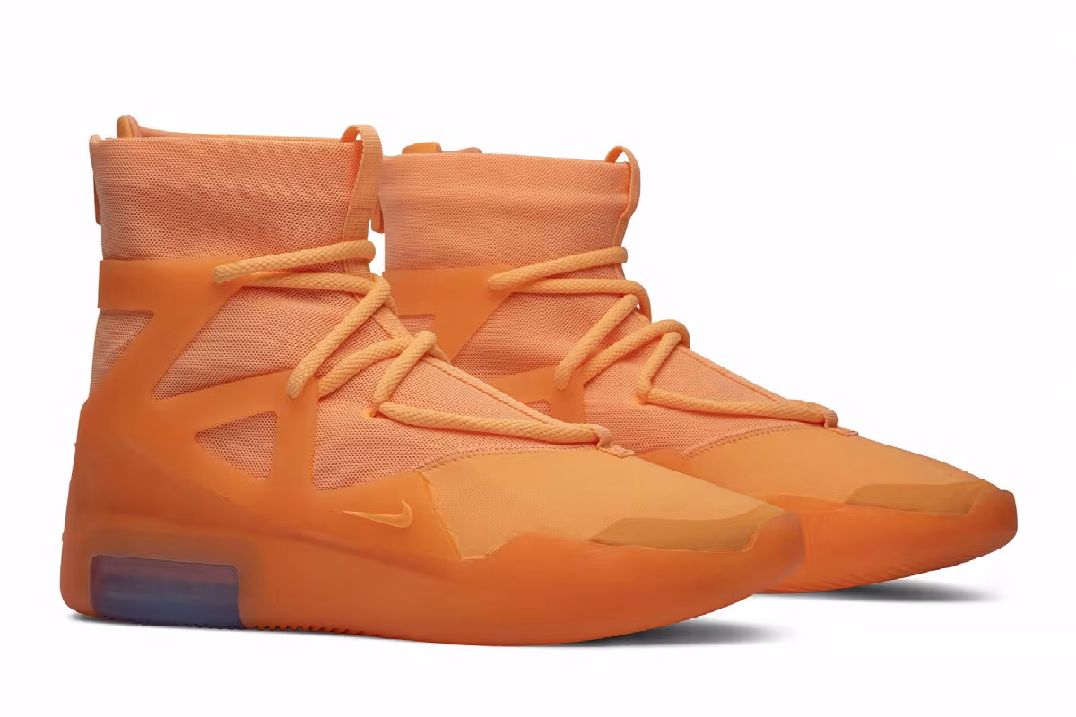 Nike Air Fear Of God 1 Orange Pulse, view 9