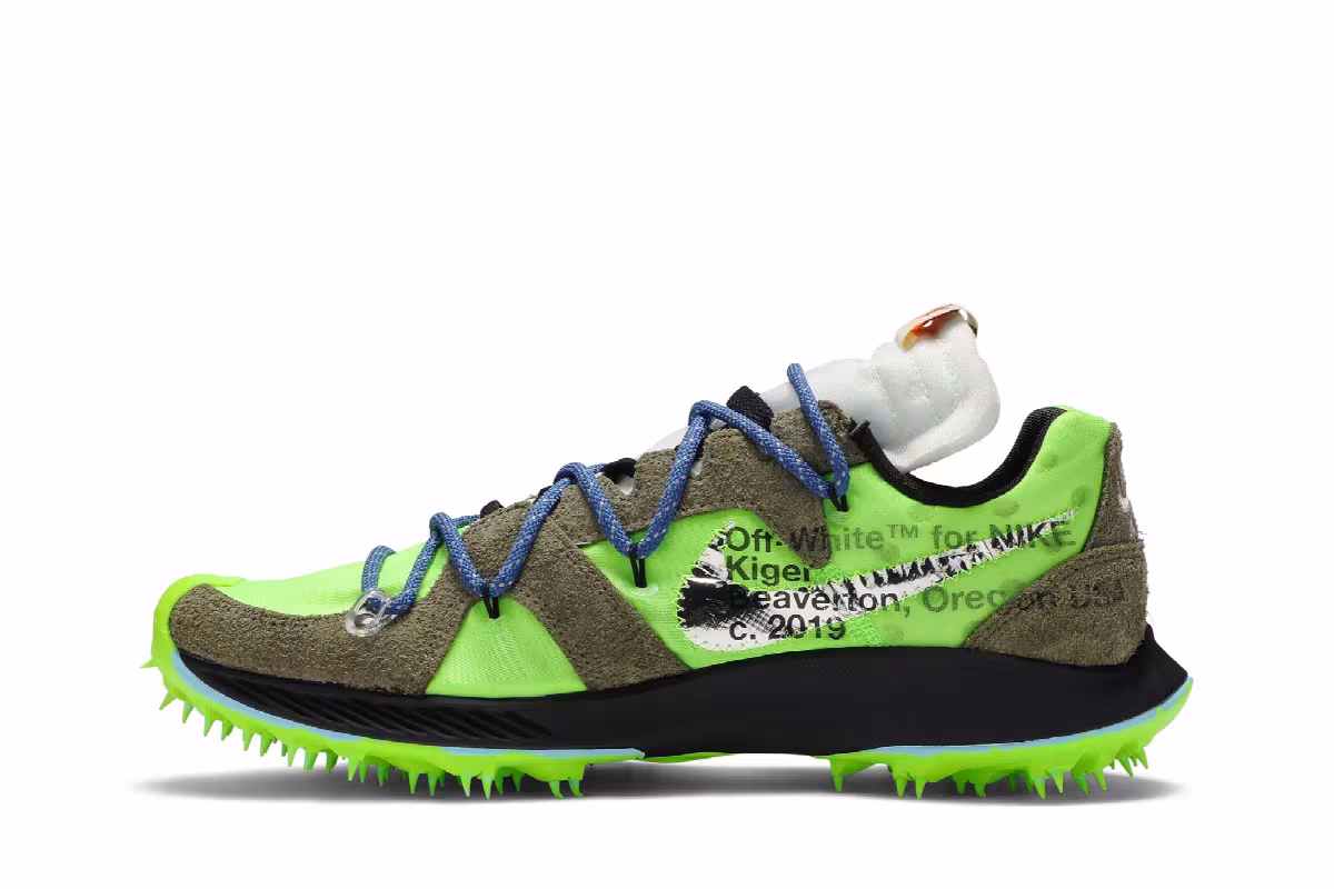 Off-White x Nike Women's Air Zoom Terra Kiger 5 Athlete in Progress - Electric Green, view 4
