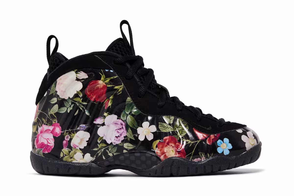 Nike Little Posite PS Floral, view 2