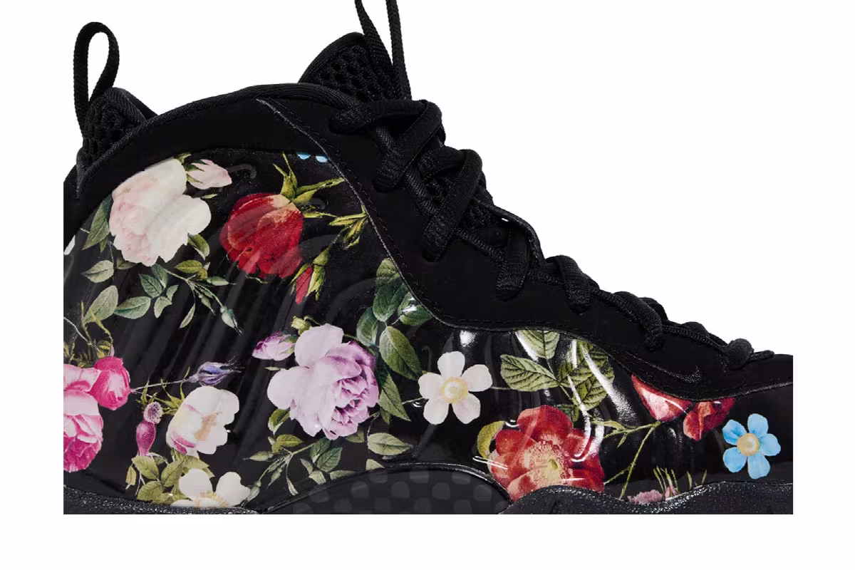 Nike Little Posite PS Floral, view 3