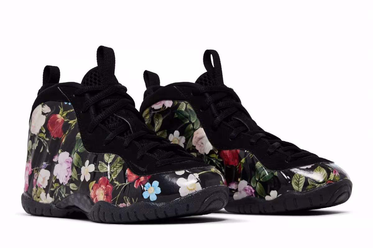 Nike Little Posite PS Floral, view 9
