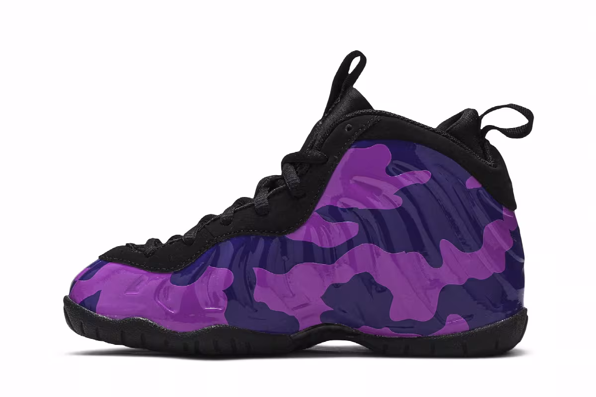 Nike Little Posite Pro PS Hyper Violet, view 4