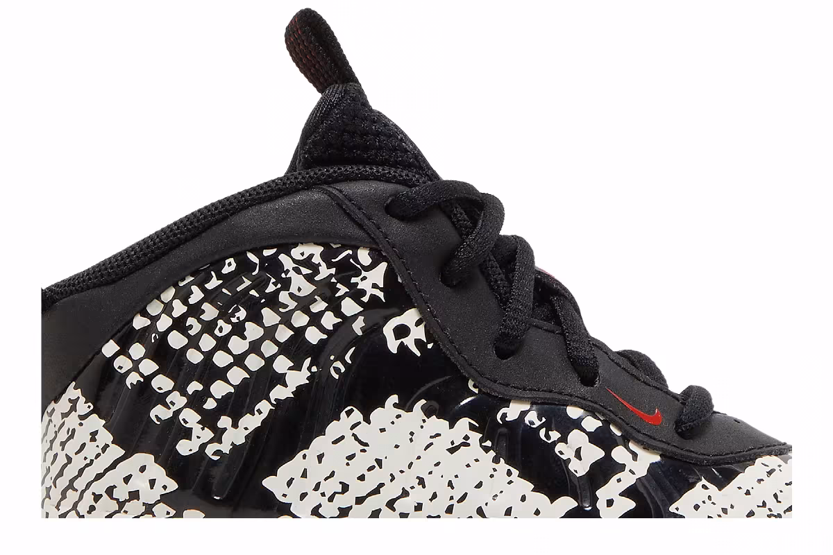 Nike Little Posite One TD Albino Snakeskin, view 3