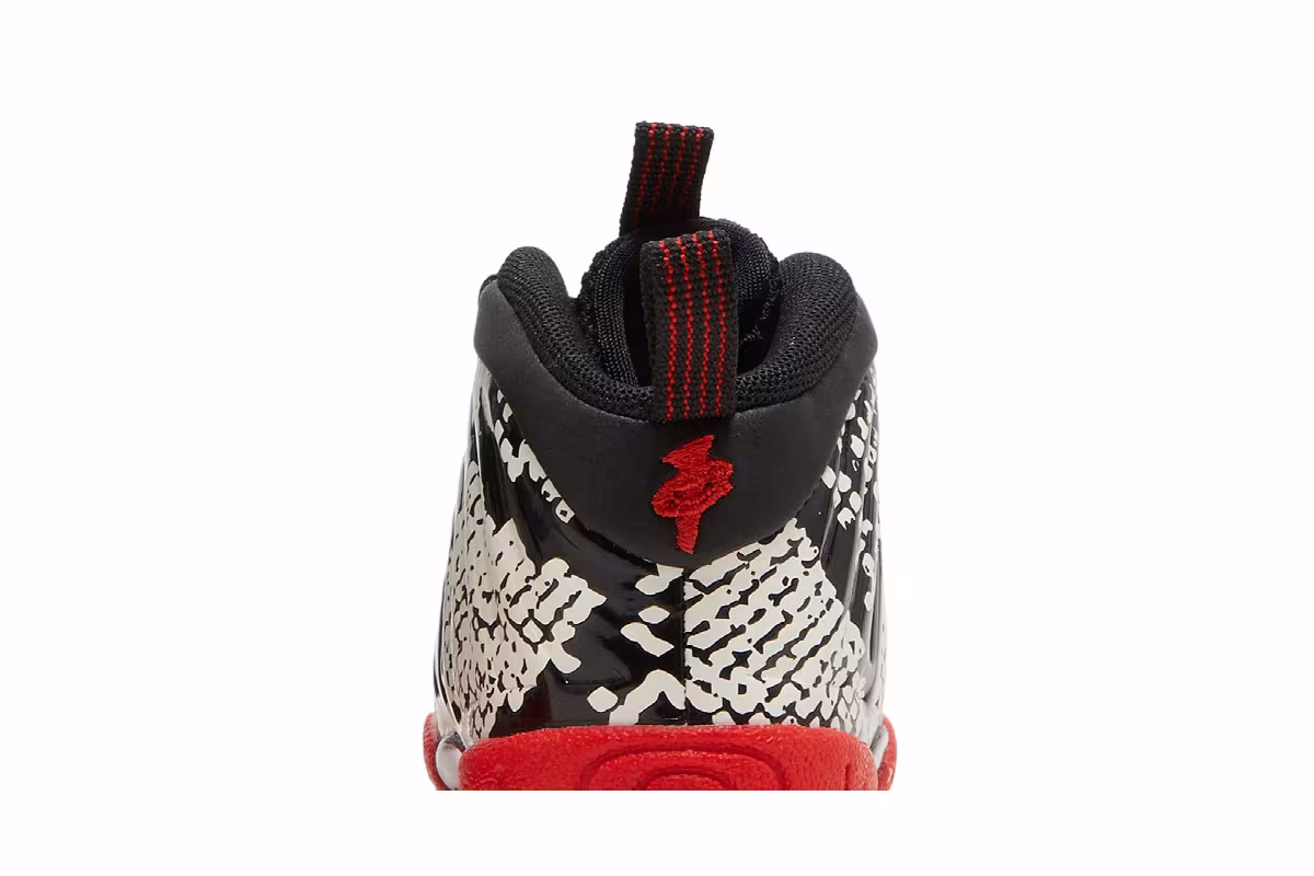 Nike Little Posite One TD Albino Snakeskin, view 8