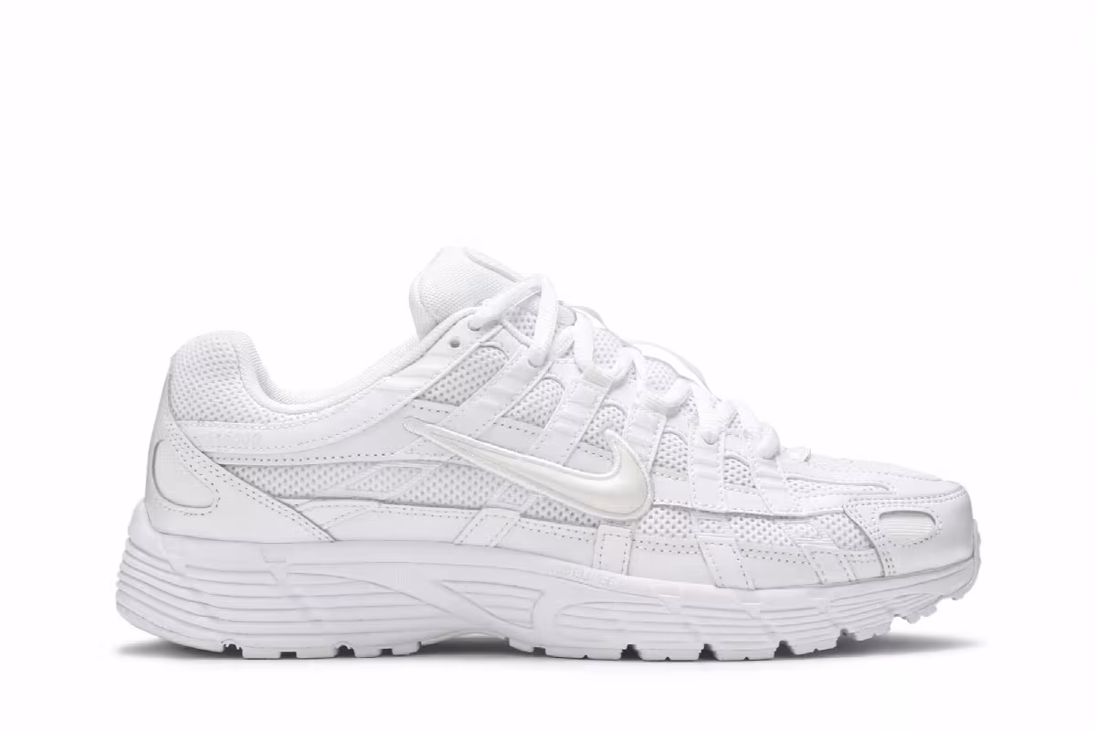 Nike Women's P-6000 Triple White, view 2