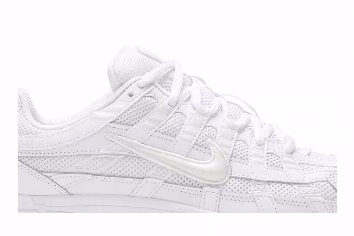 Nike Women's P-6000 Triple White, view 3