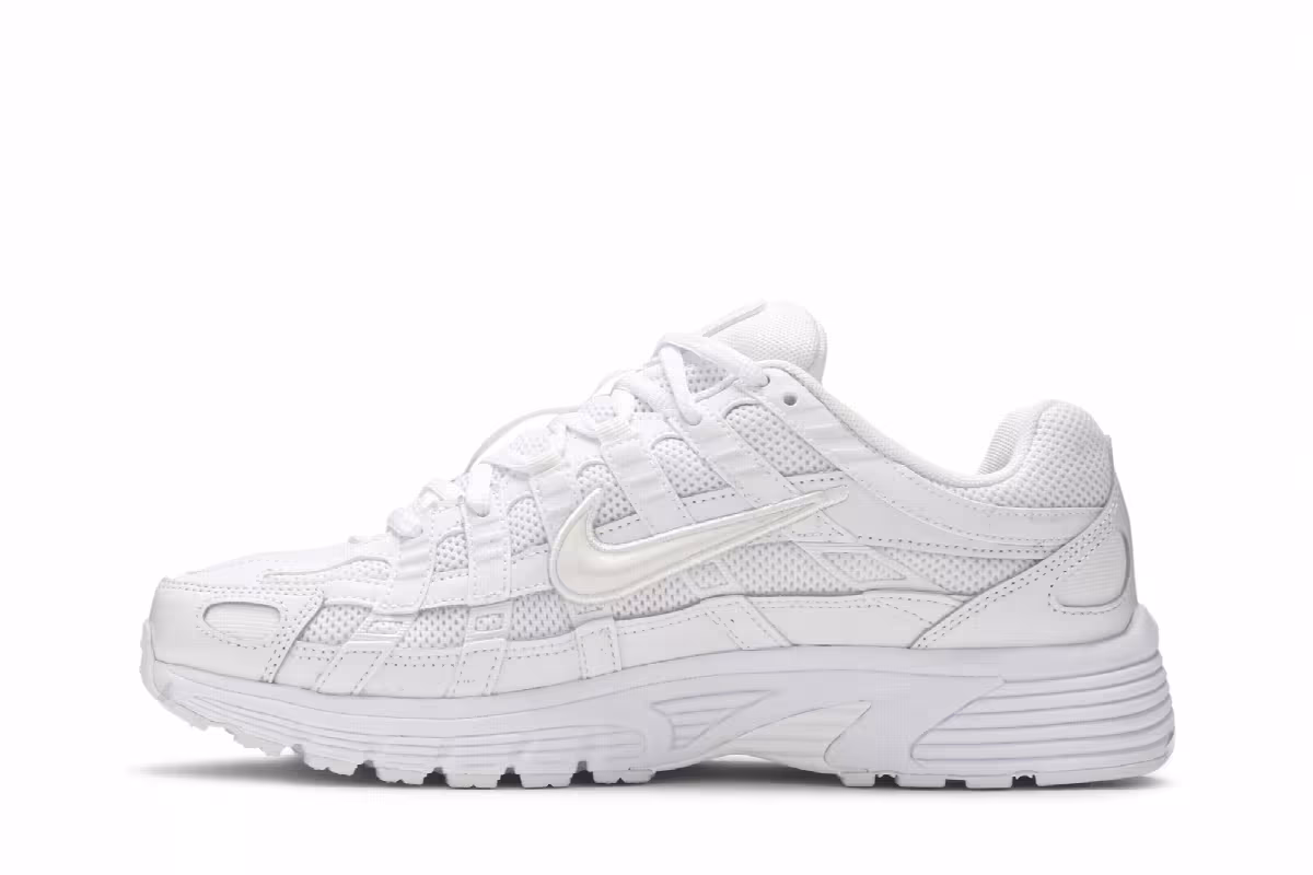 Nike Women's P-6000 Triple White, view 4