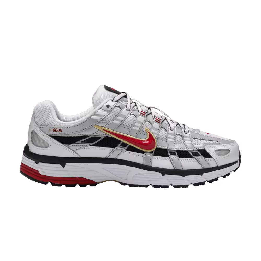 Nike Women's P-6000 CNPT Metallic Silver Red