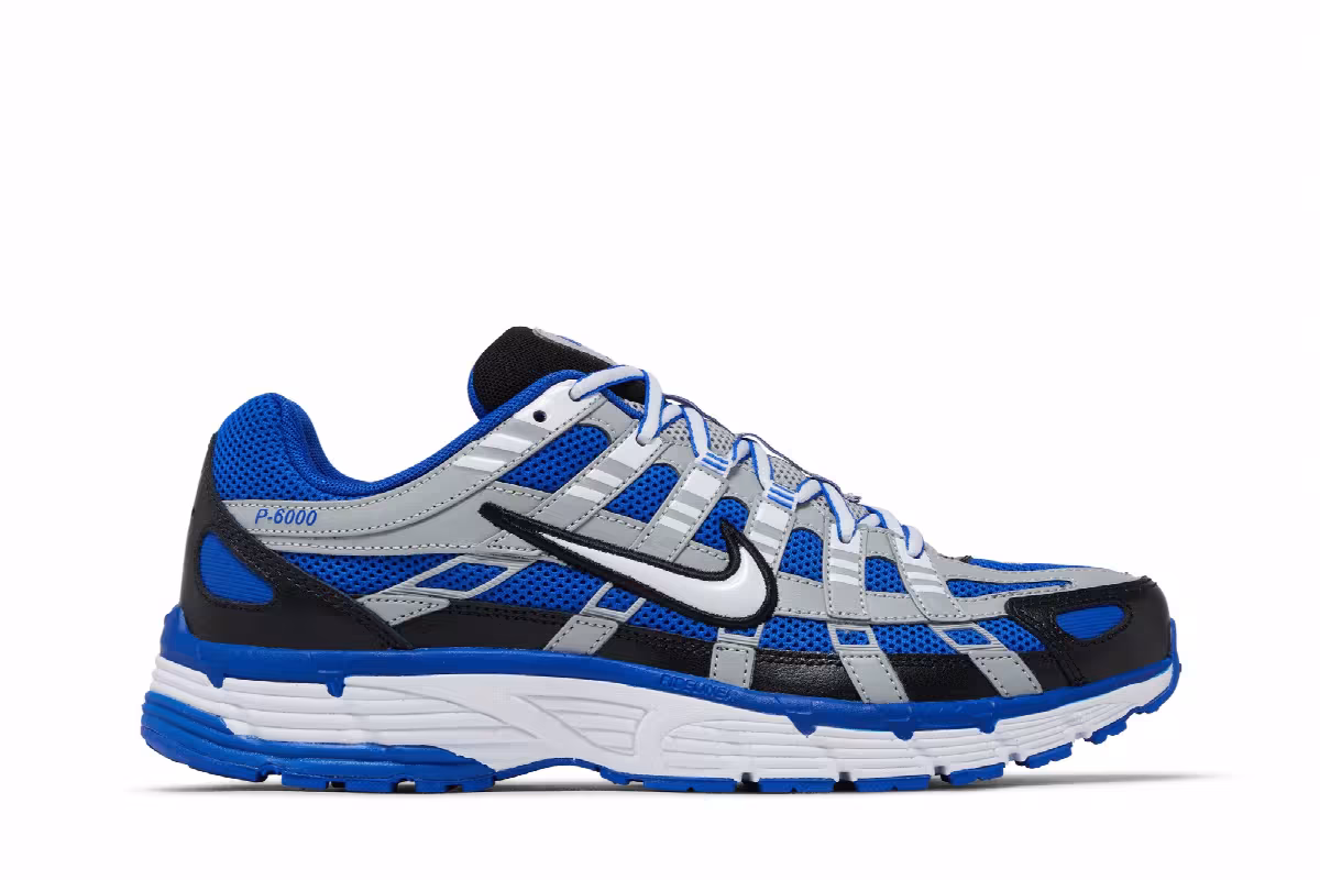 Nike P-6000 Racer Blue Flat Silver, view 2