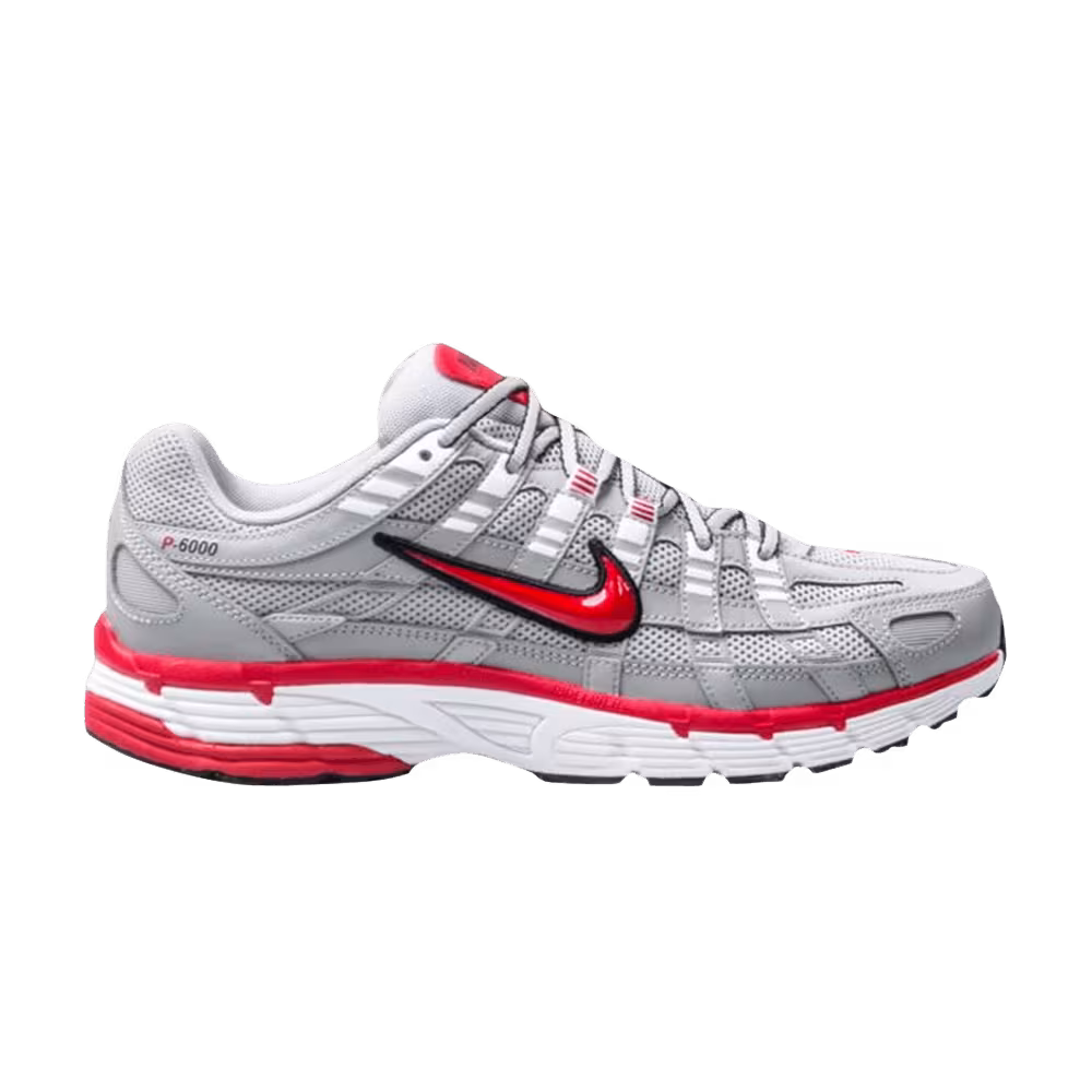 Nike P-6000 Fit Silver Unviersity Red