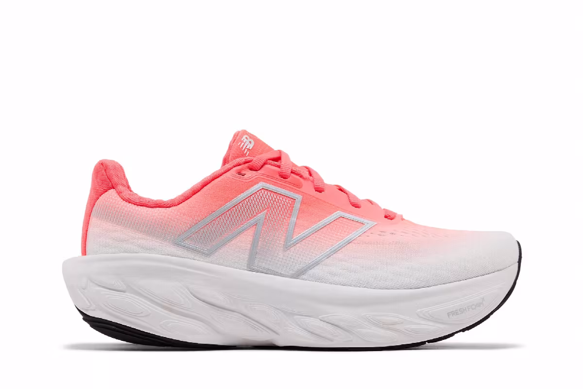 New Balance Women's Fresh Foam X 1080v14 Wide Orange White, view 2