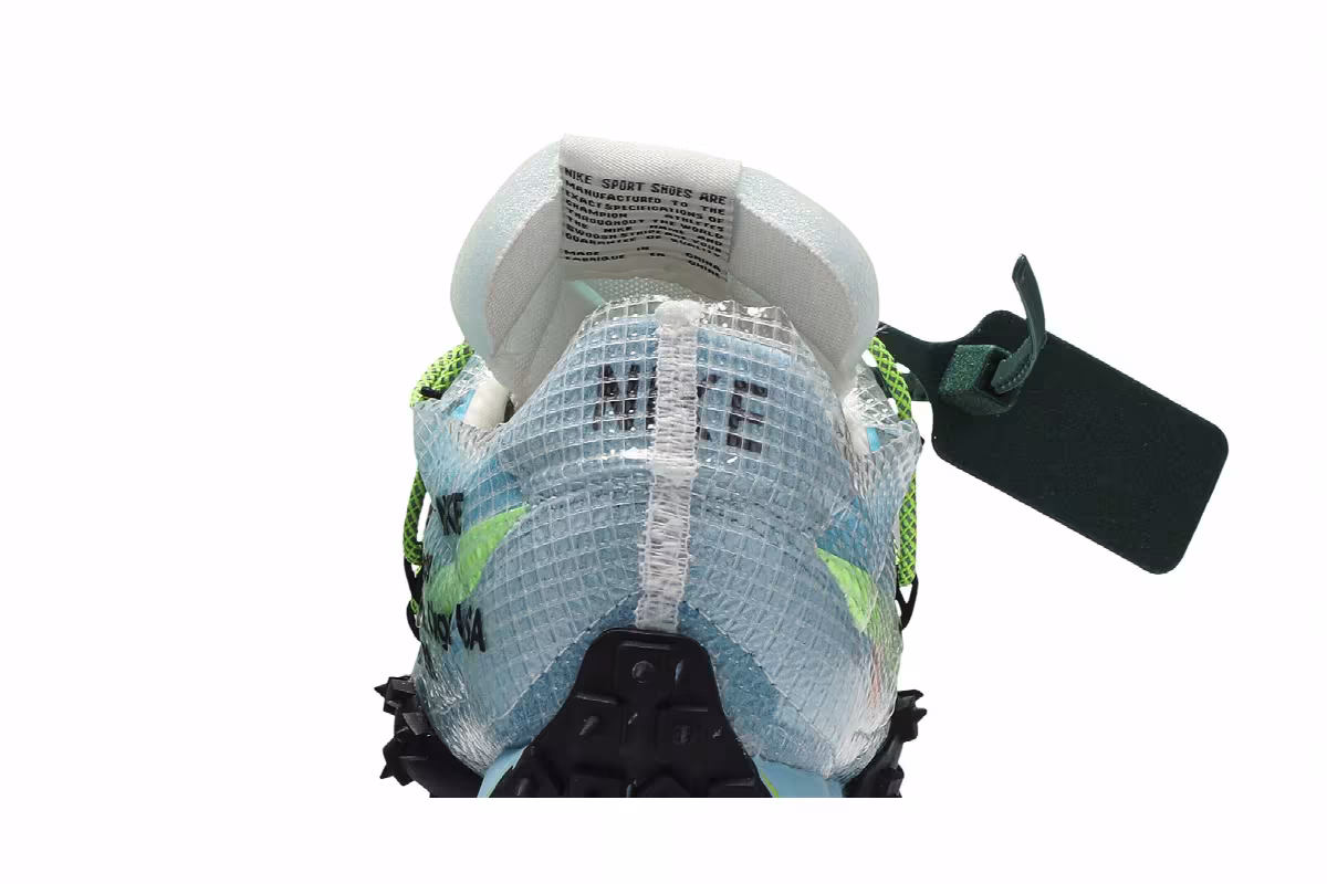 Off-White x Nike Women's Waffle Racer Vivid Sky, view 8