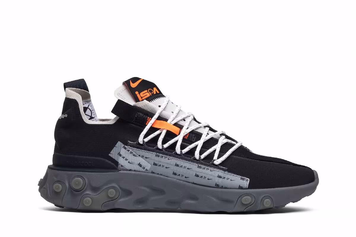 Nike React WR ISPA Gunsmoke, view 2