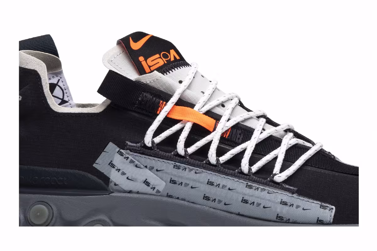 Nike React WR ISPA Gunsmoke, view 3