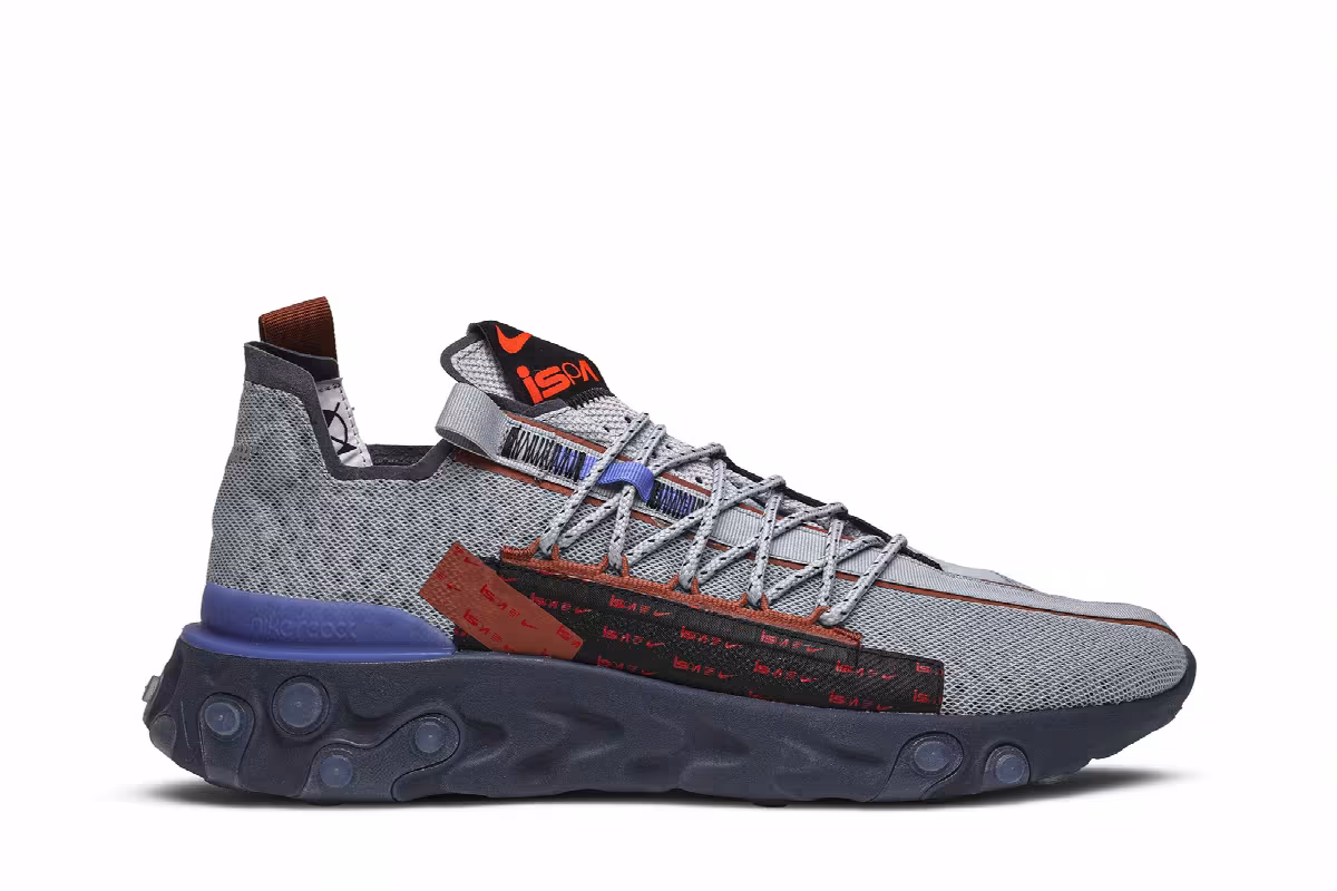 Nike React WR ISPA Wolf Grey, view 2