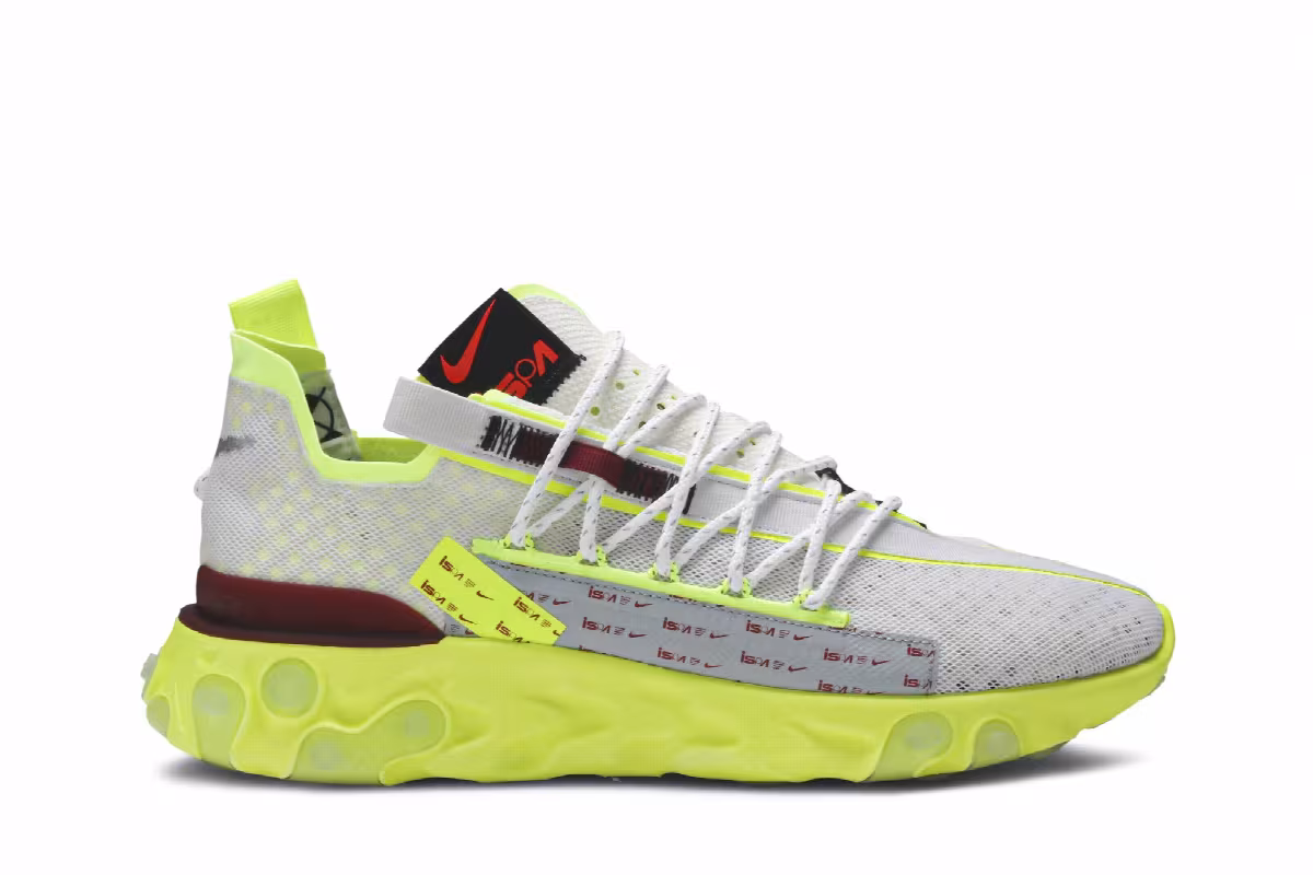 Nike React WR ISPA Platinum Volt, view 2
