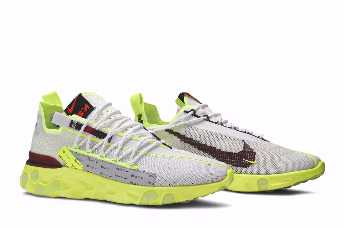 Nike React WR ISPA Platinum Volt, view 9