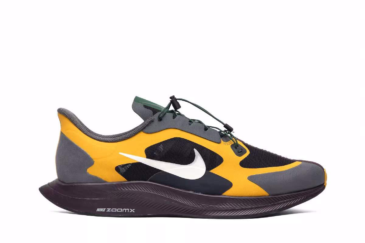 Gyakusou x Nike Zoom Pegasus Turbo Gold Fir, view 2