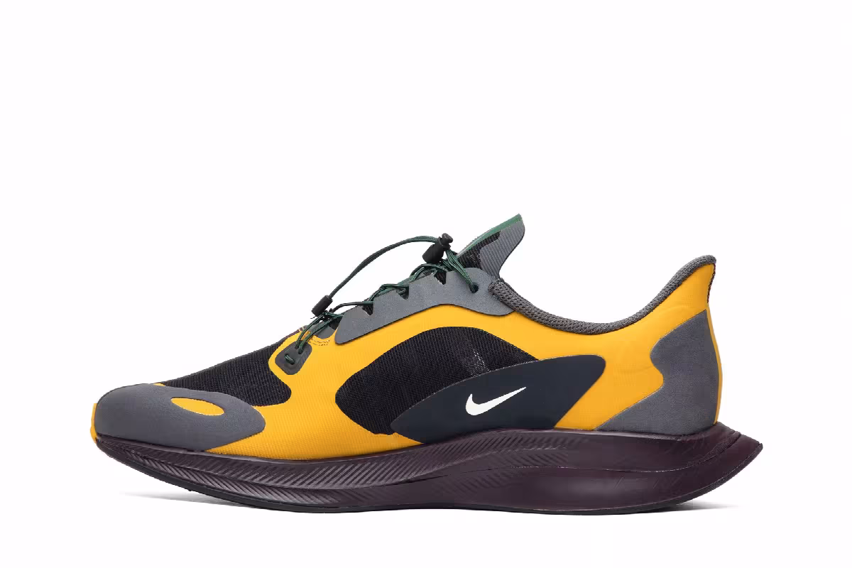 Gyakusou x Nike Zoom Pegasus Turbo Gold Fir, view 4