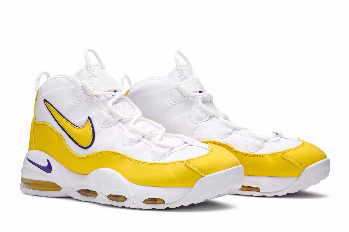 Nike Men's Air Max Uptempo 95 Lakers 2019, view 9