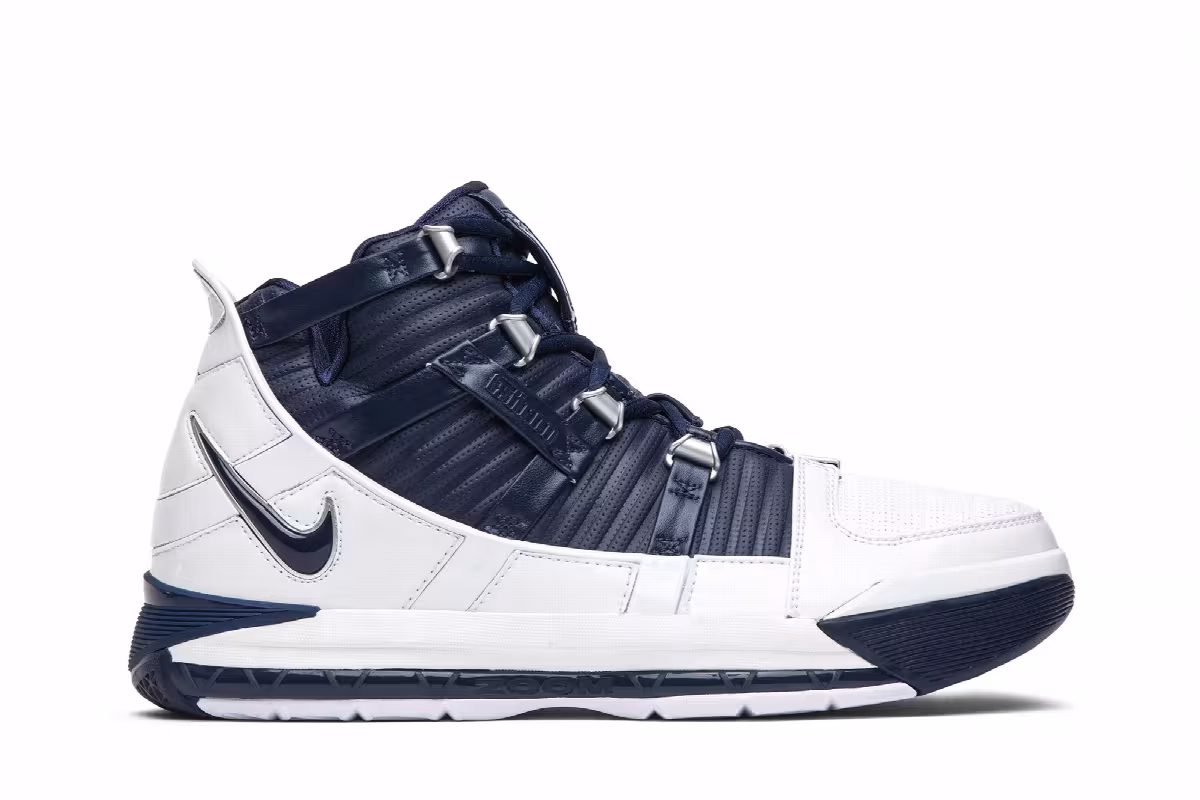 Nike Zoom LeBron 3 Midnight Navy, view 2
