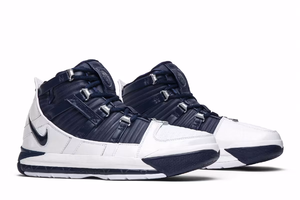 Nike Zoom LeBron 3 Midnight Navy, view 9
