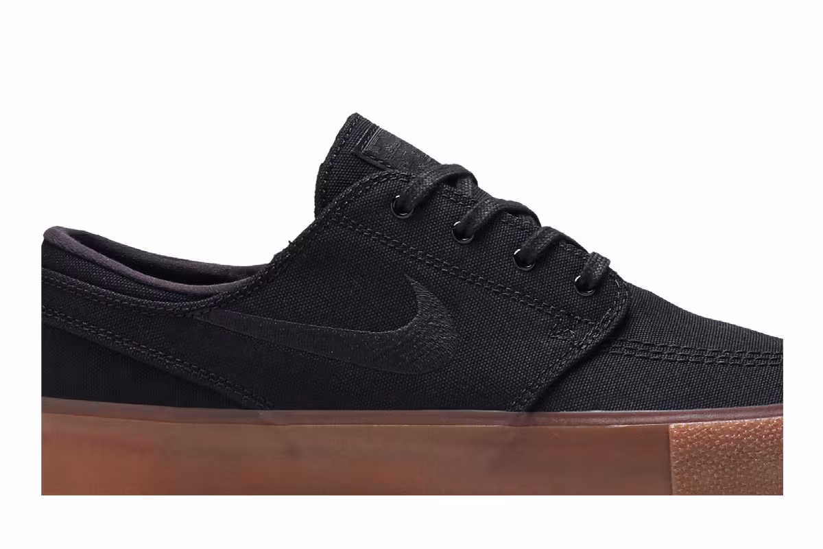 Nike Zoom Stefan Janoski Canvas RM SB Black Gum, view 3